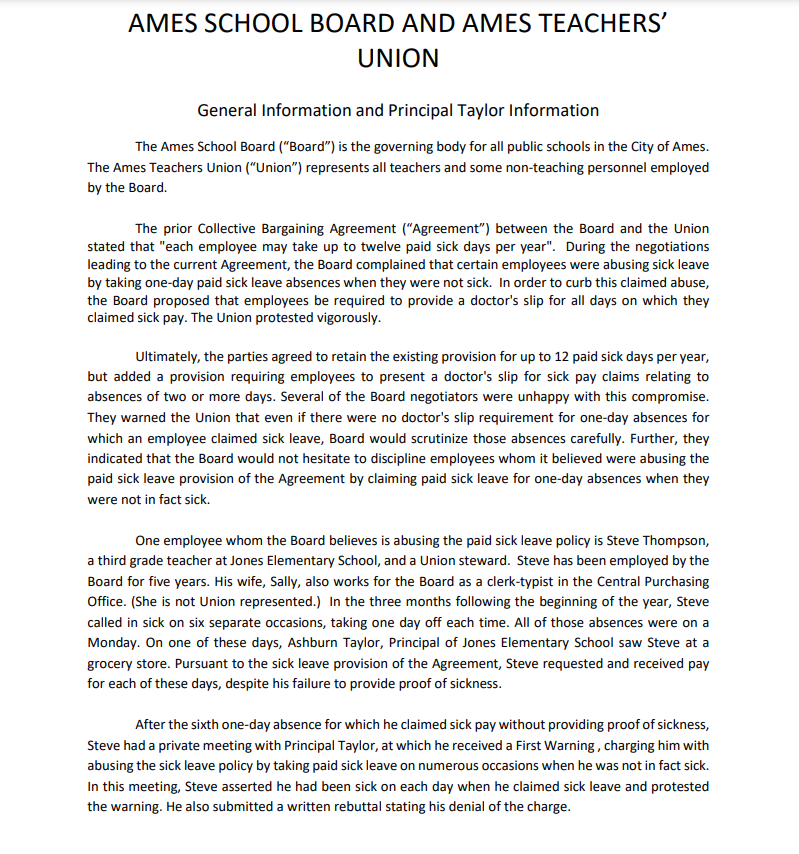 case. A good example is real estate: you may have few details