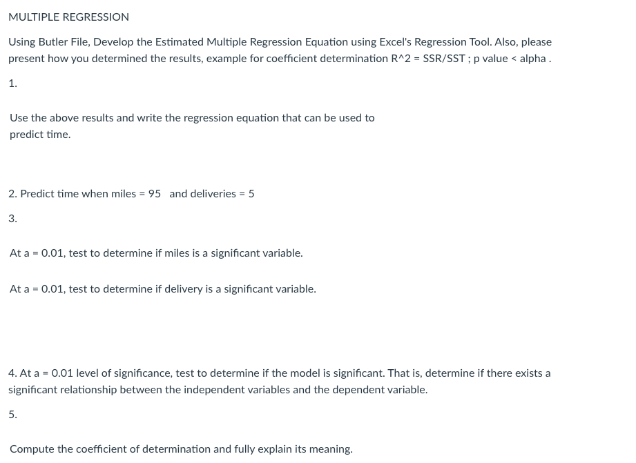 the Illustration presented in the reference book 1. Use Excel to develop