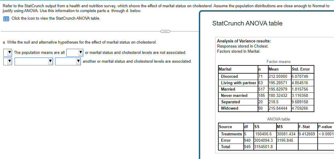 confidence level for the confidence intervals). a. How many possible comparisons are