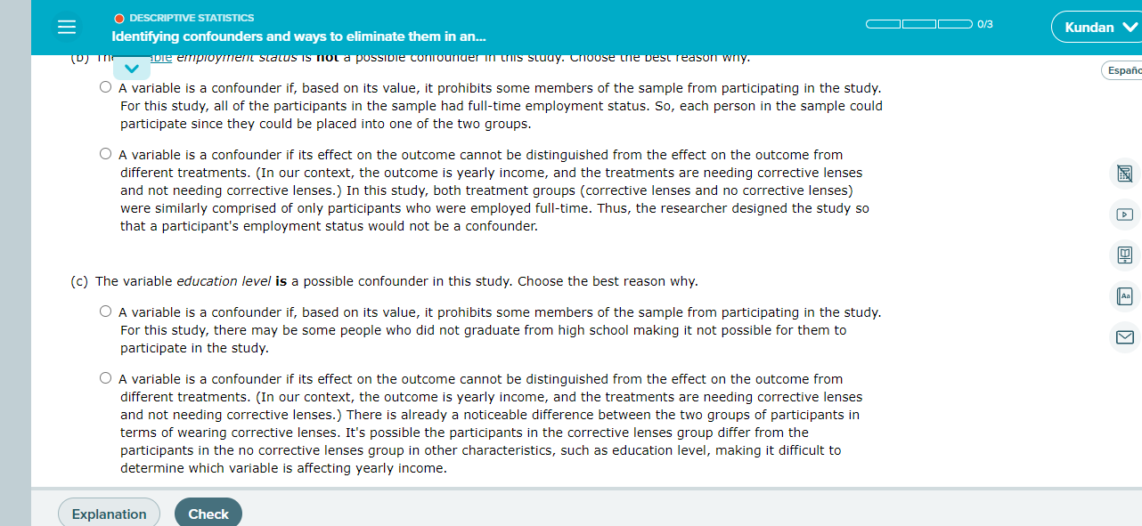 the average yearly income between the two groups. (a) Why might the