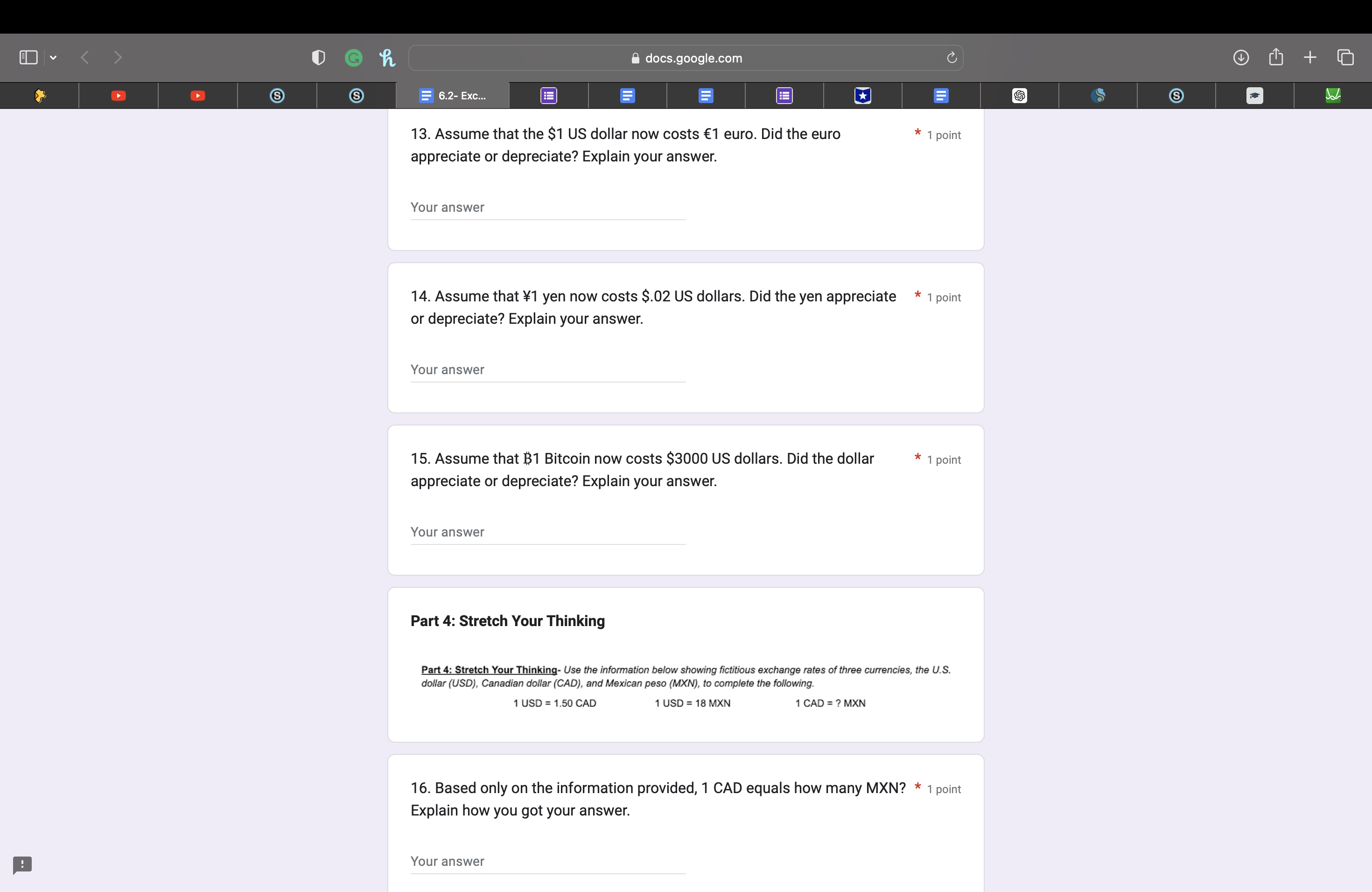 E S S Part 1 - Check your Understanding Part 1 -