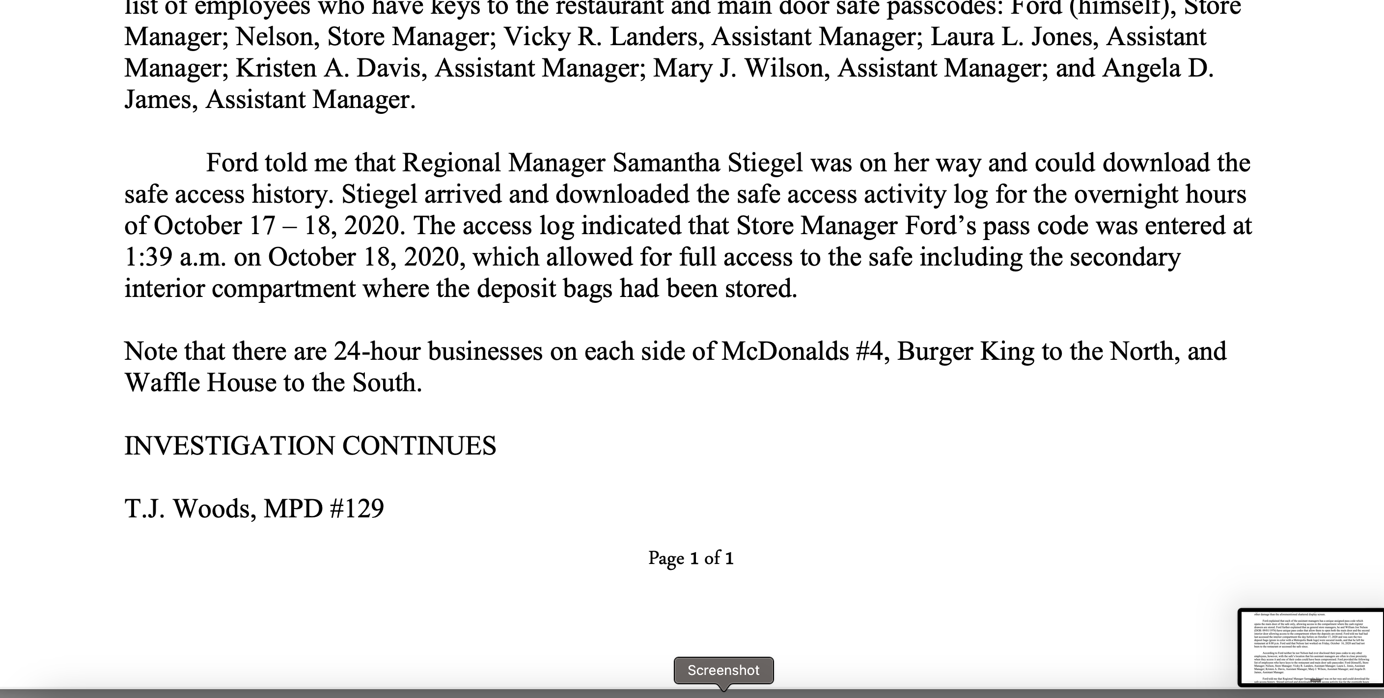 First, Middle, Jr./Sr./Ill) Victim's Address (Street, Apt., City, St., Zip) Missouri 65746