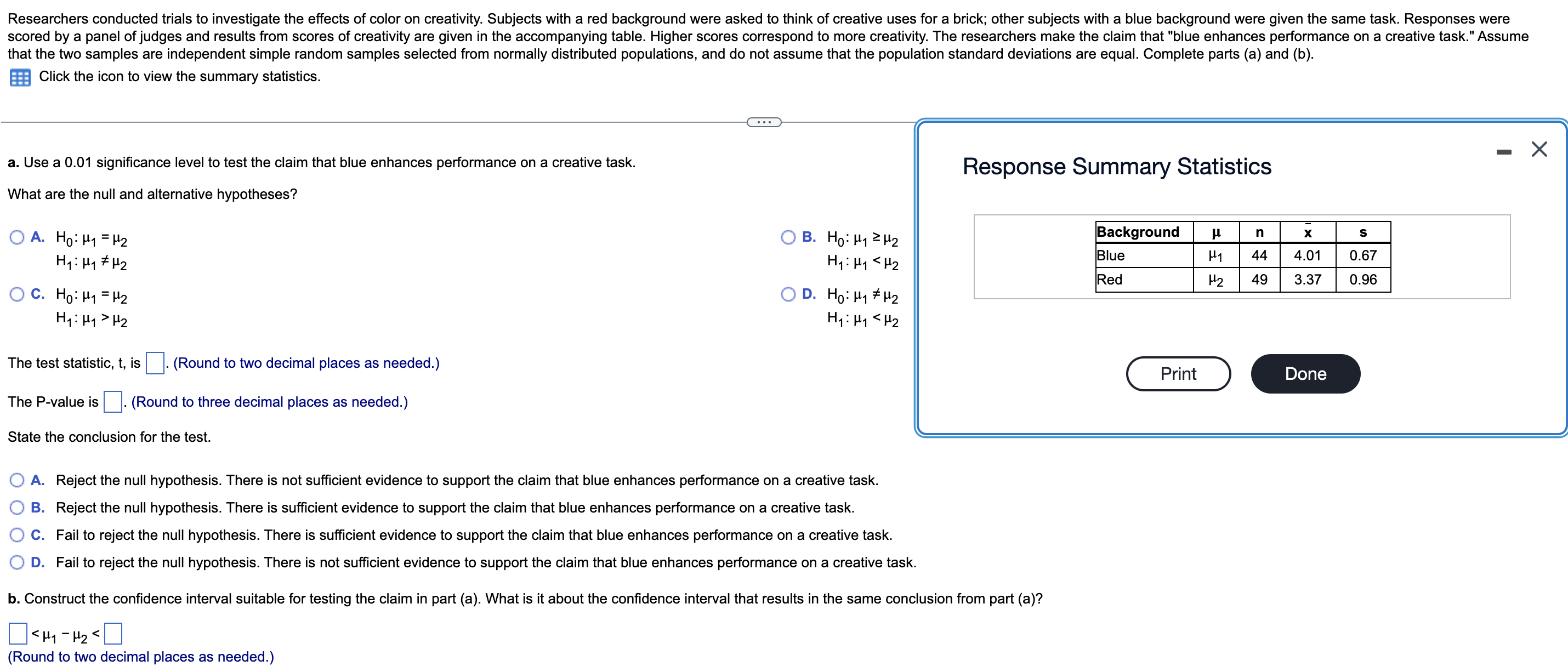 needed.) Since the P-value of the linear correlation coefficient is the significance