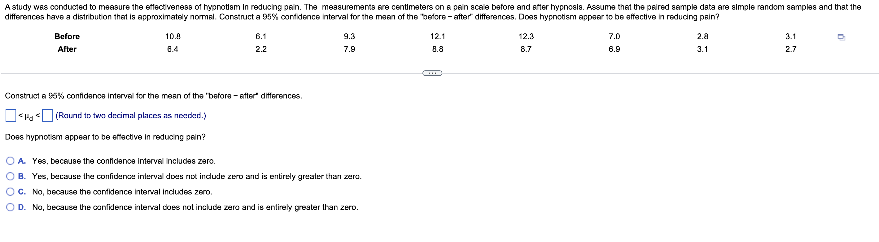 slice. Based on these results, does it appear that a slice of