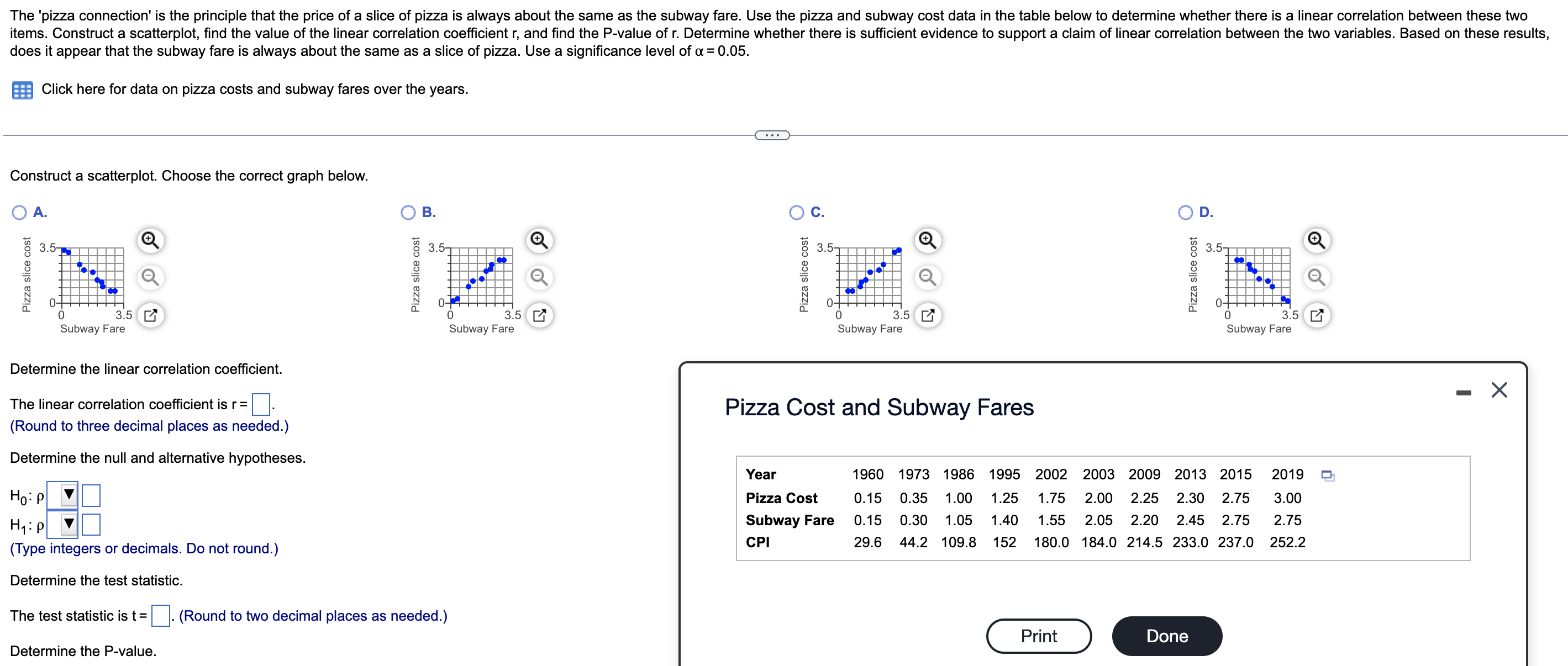 of the subway and a slice of pizza do not appear to