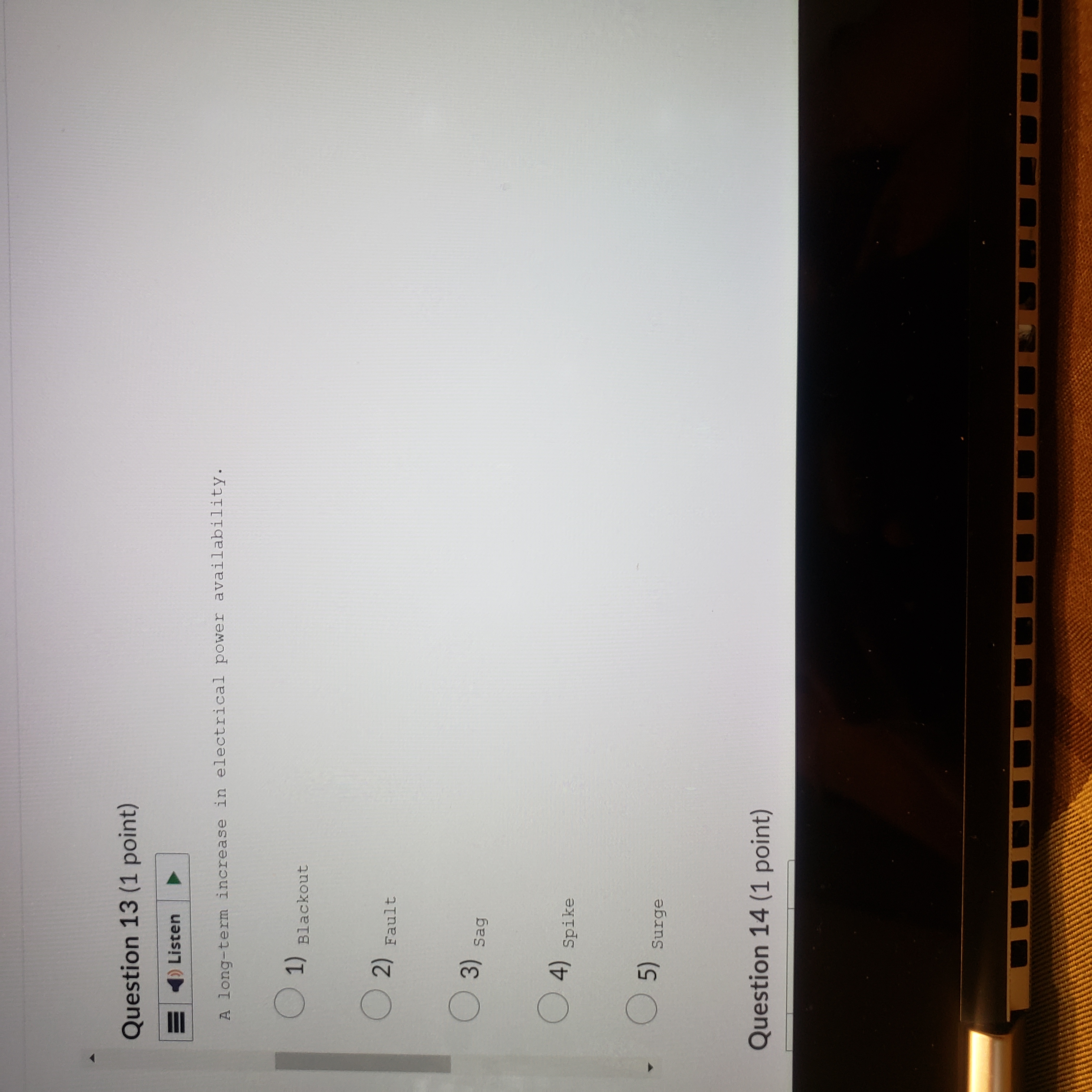 2) Leading . 3) Managing (4) organizing (5) Planning Question 11 /1