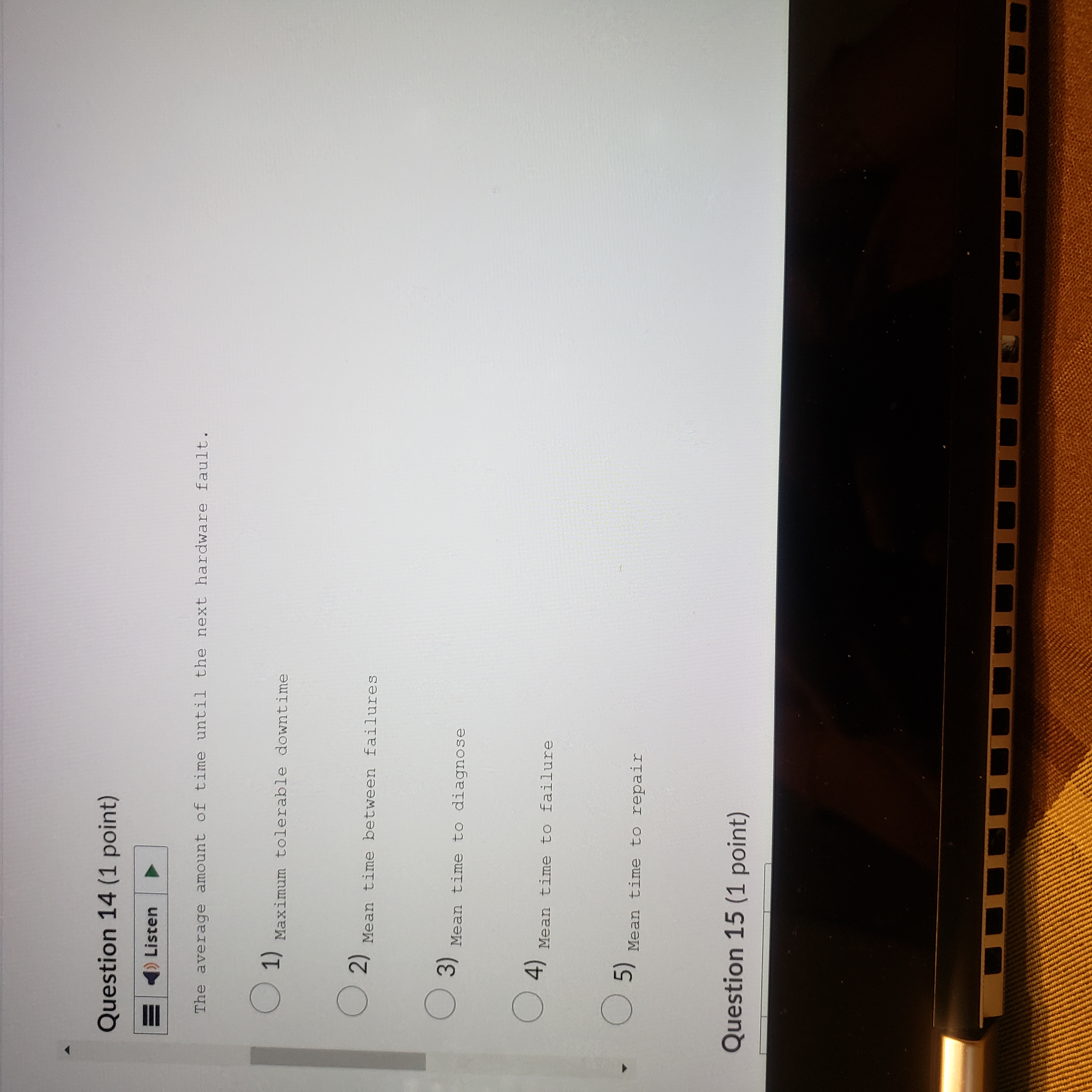 mint) Saved- Requires Respondus LockDown Browser + Webcam Question 11 (1 point)