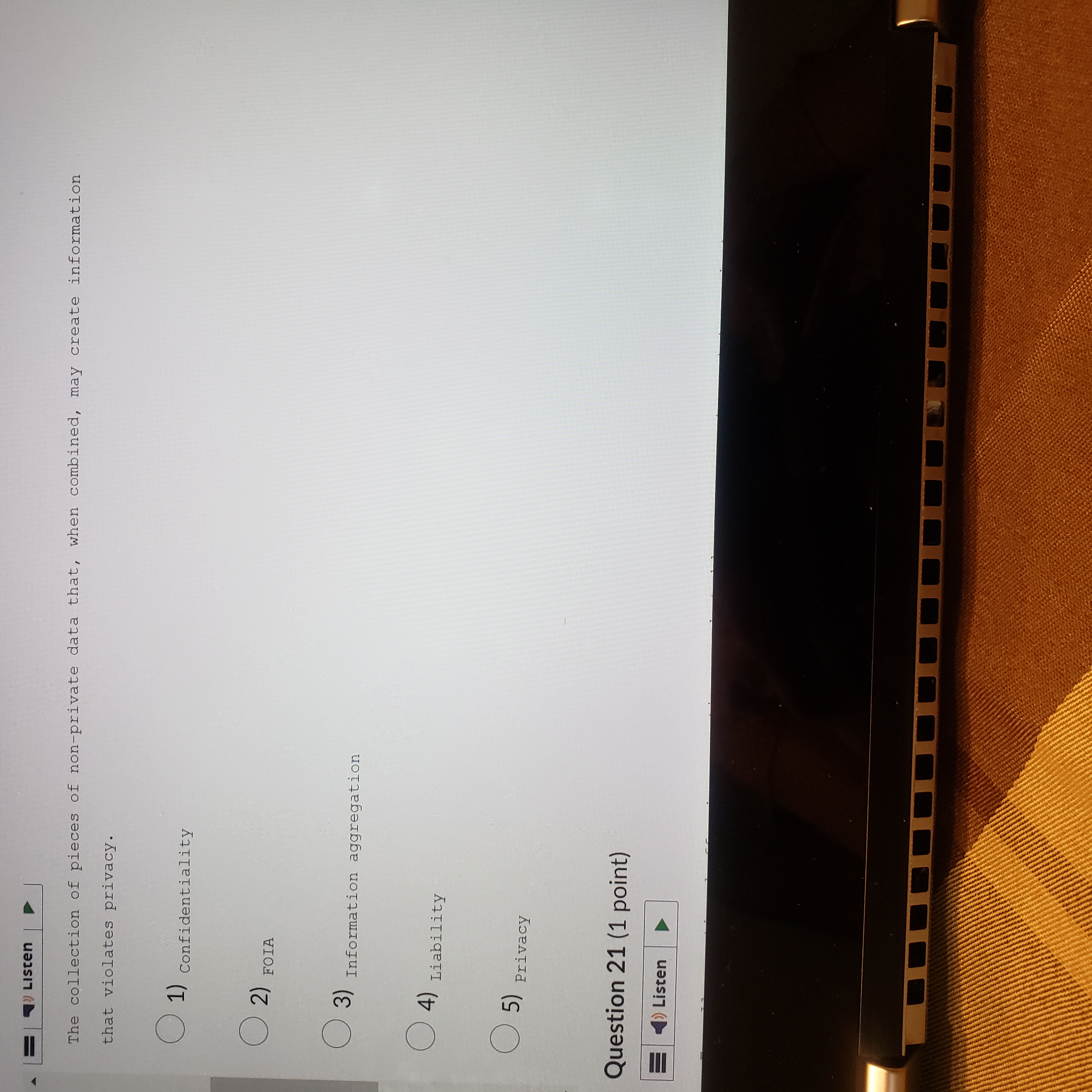 intellectual property. 1) Back door (2) social engineering (3) software piracy (