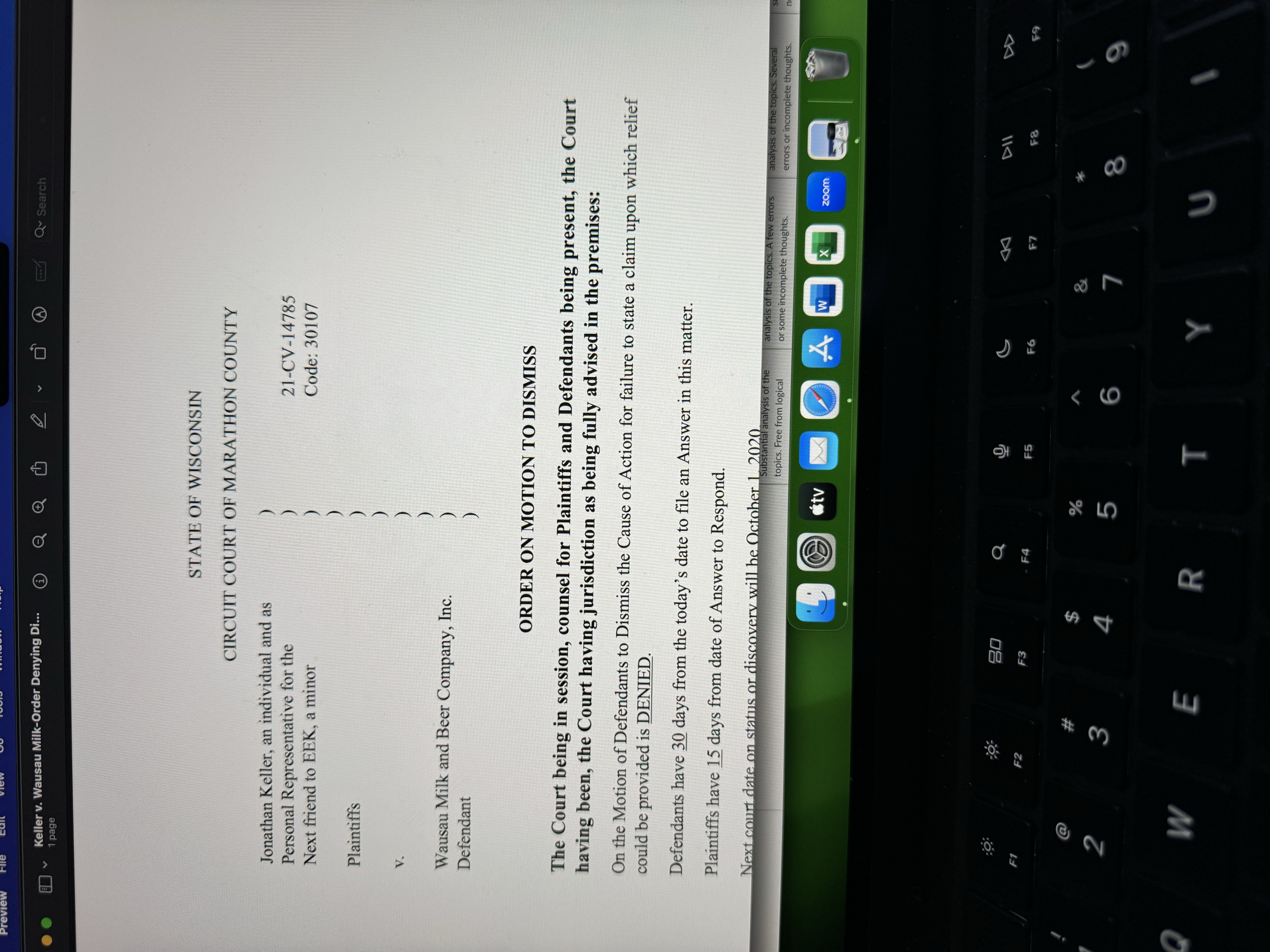 Window Help v A Qv Search E v Wausau Milk Answer to