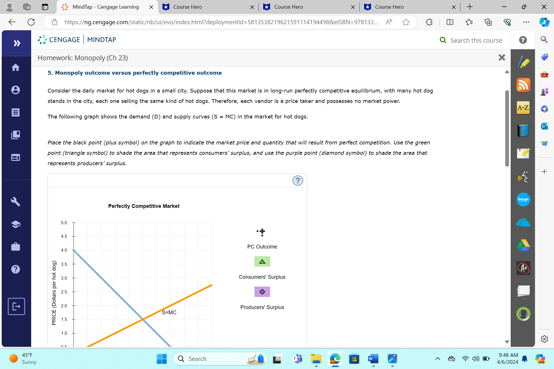 MindTap - Cengage Learning X Course Hero X *Course Hero *