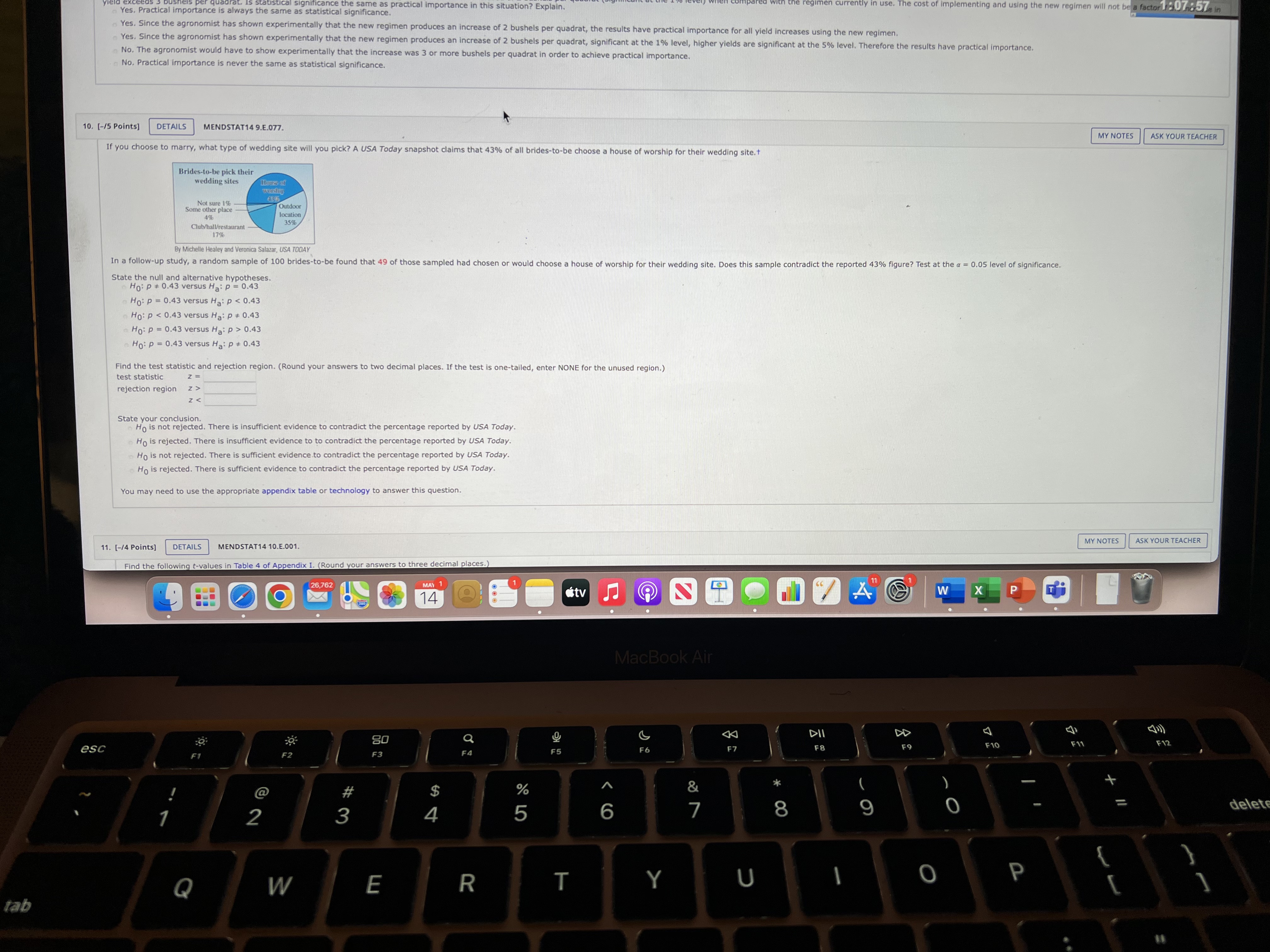  Yes. Practical im new regimen will not be a factor 1: