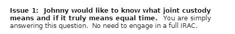 and if it truly means equal time. You are simply answering this