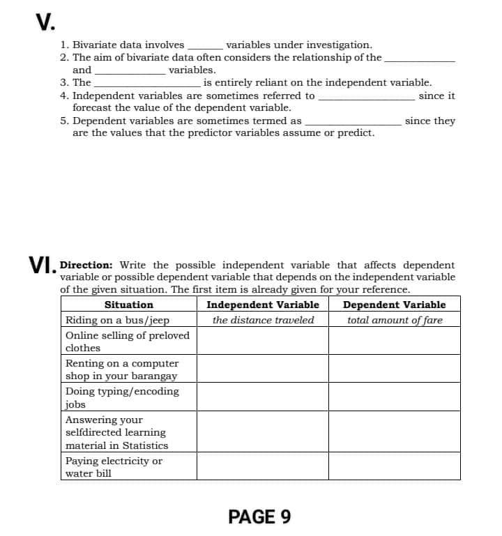 the regression line? A. If the number of days a Grade 11