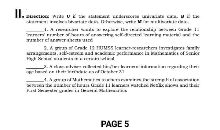 read is predicted to be approximately 2.02. PAGE 19IX. Direction: Begin with
