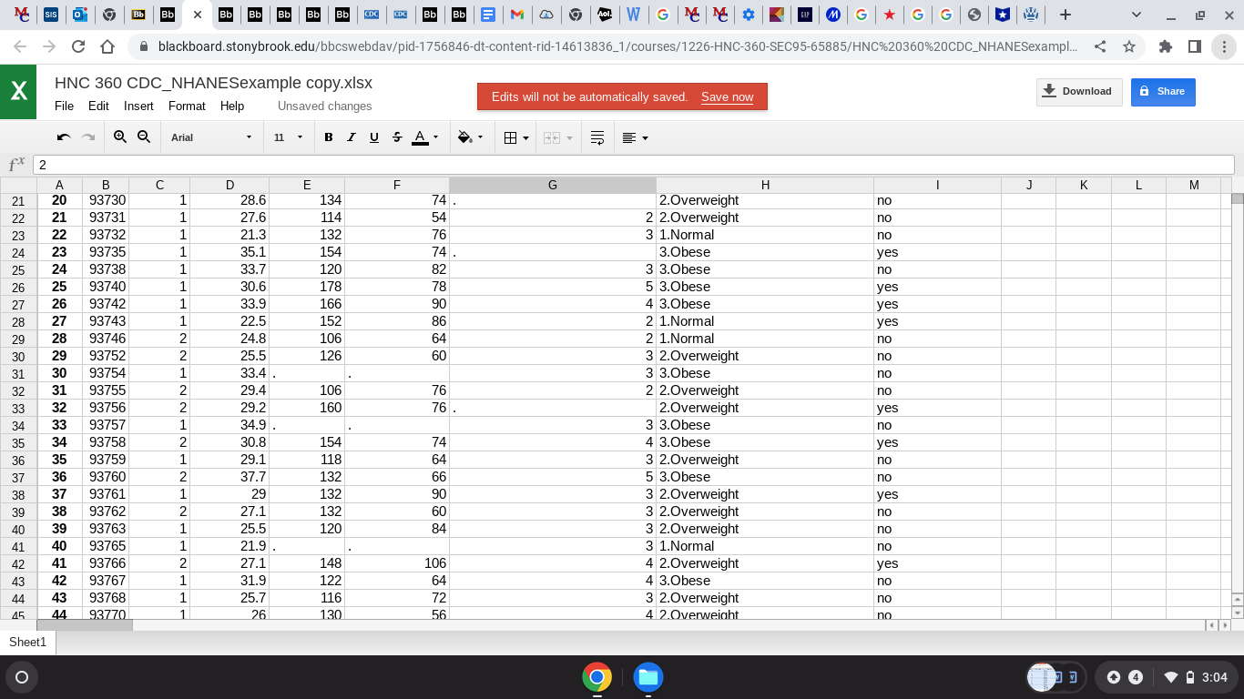 M Patient id Gender BMI Systolic bp Disastolic bp General Health BMI