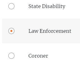 Only certain information can be disclosed to this entity - such