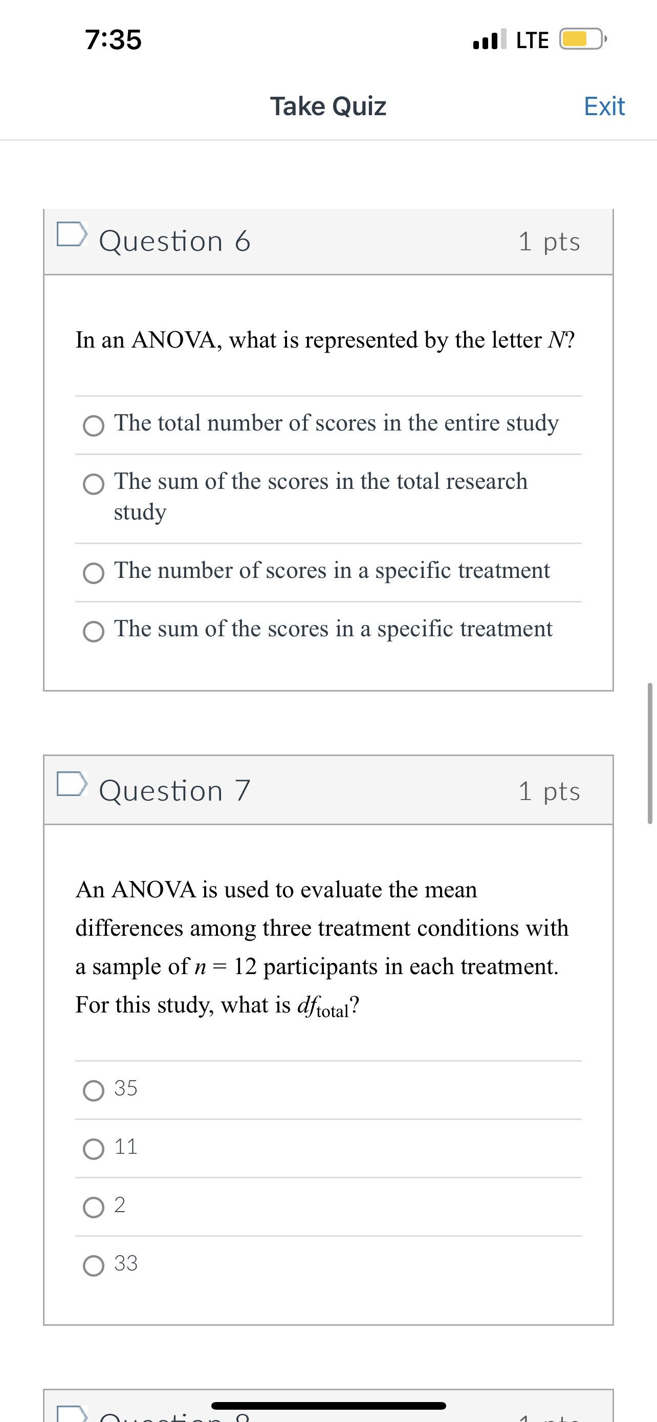 an analysis of variance, differences caused by treatment effects contribute to which