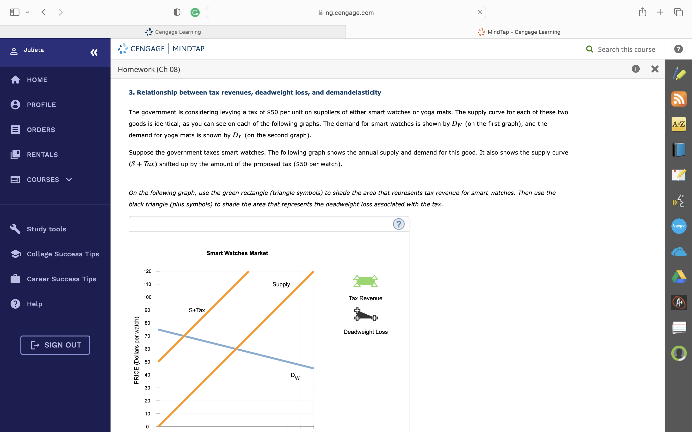 market is & million. o = Julieta PROFILE ORDERS LU LRSS COURSES