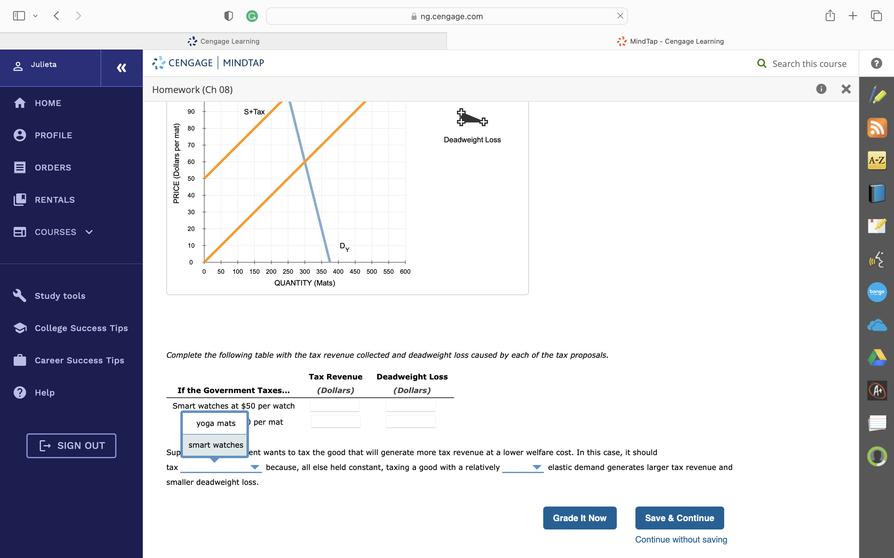 Finally, use the black point (plus symbol) to shade the area representing