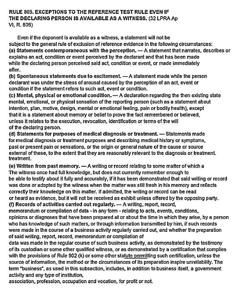 attached photos. It is based on Puerto Rican jurisprudence and not on