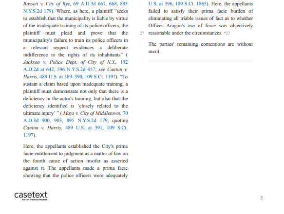 Plains Police Department is dismissed, Dean ECKARDT, respondent, v.CITY OF WHITE without