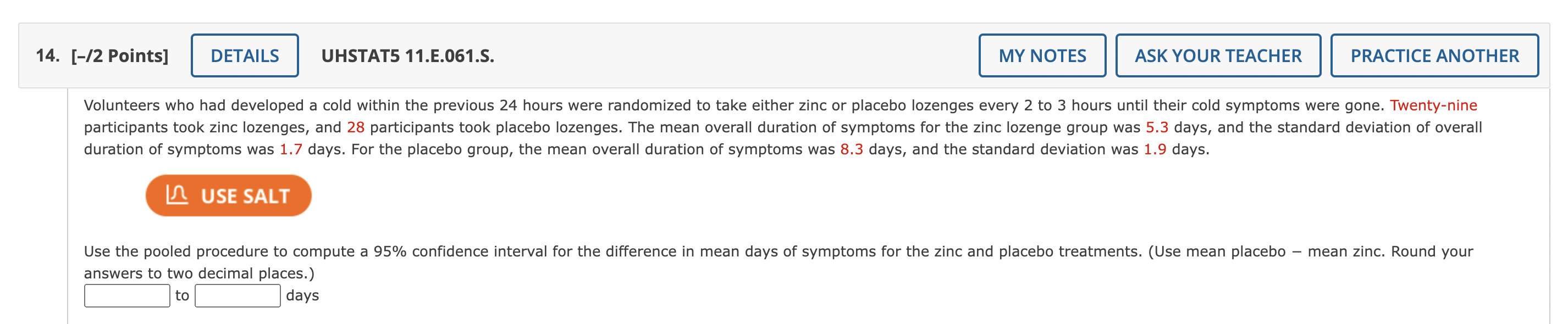 a randomly selected sample of n = 49 men has a mean