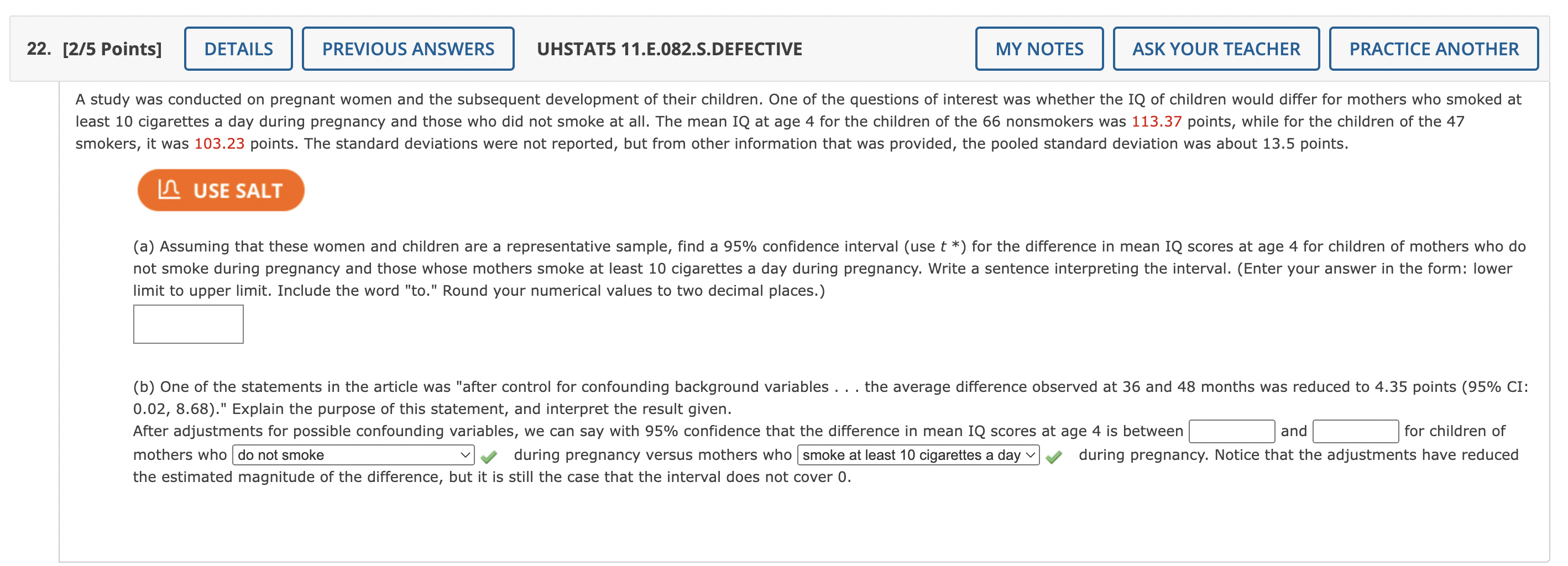 mean and the population mean is about cm. 5. [12 Points] UHSTATS
