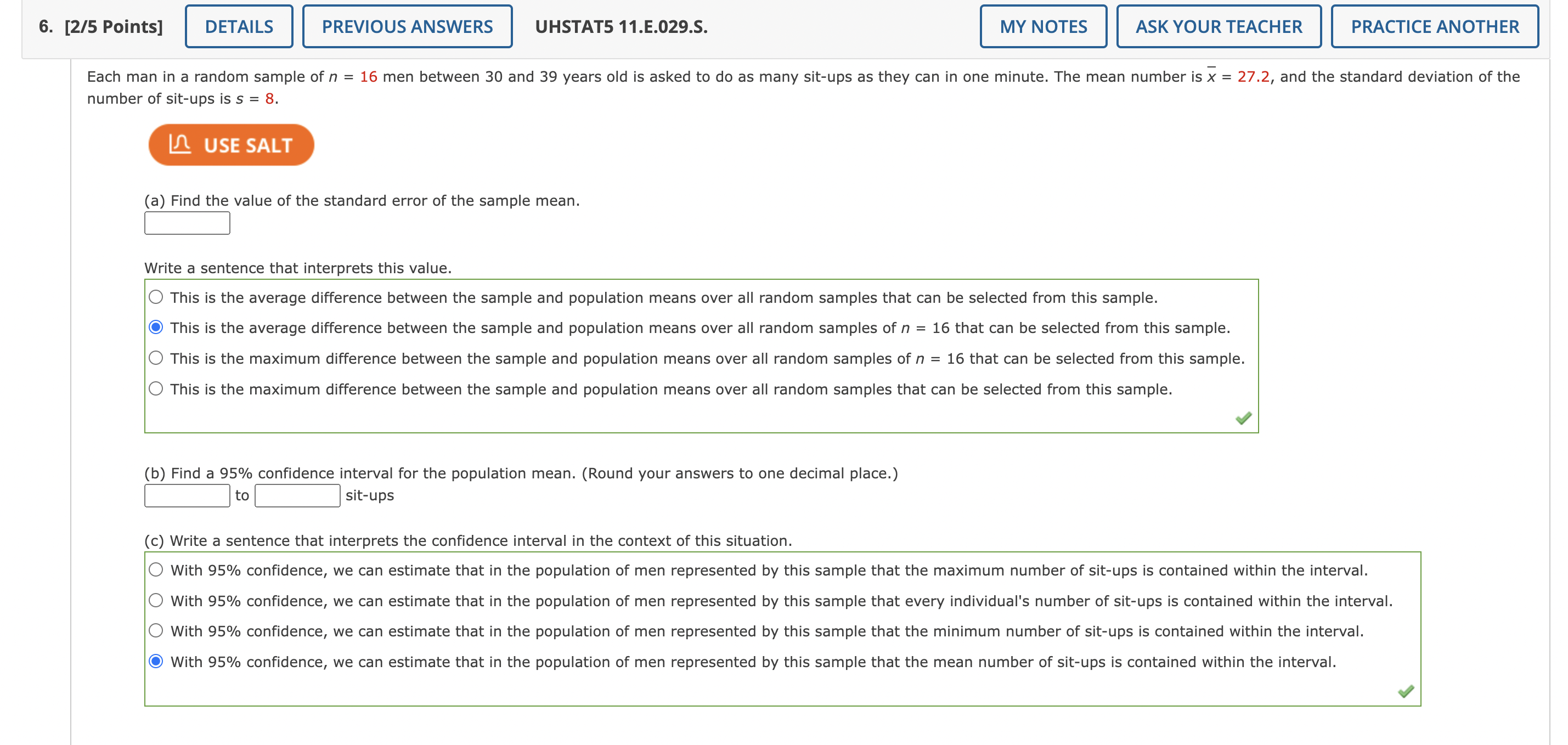 in one minute. The mean number is E = 27.2, and the