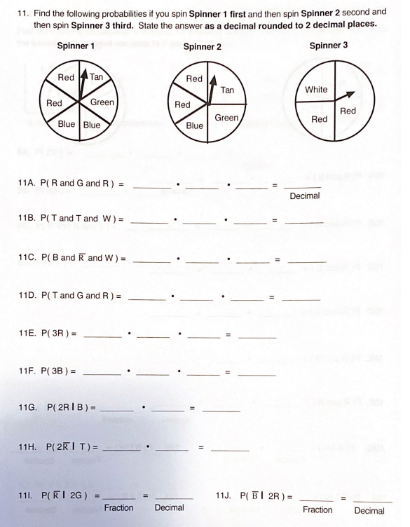 P( R and B ) = P( R and then B )
