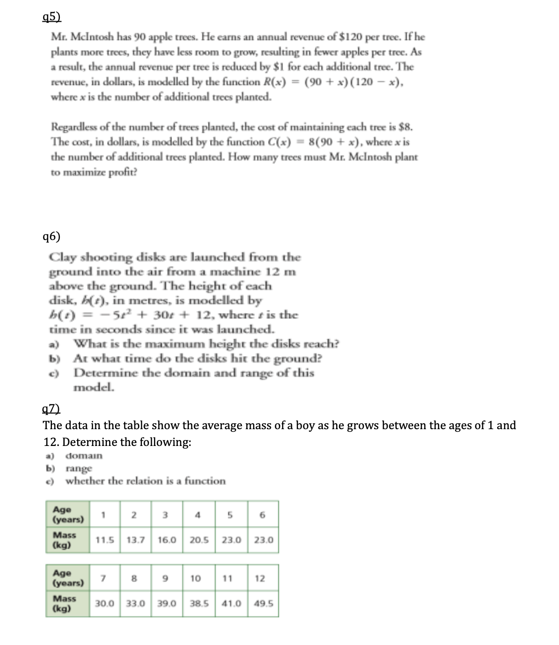 3) Write in standard form: f(x) = 2(x-1)2 +5 94) Sketch h