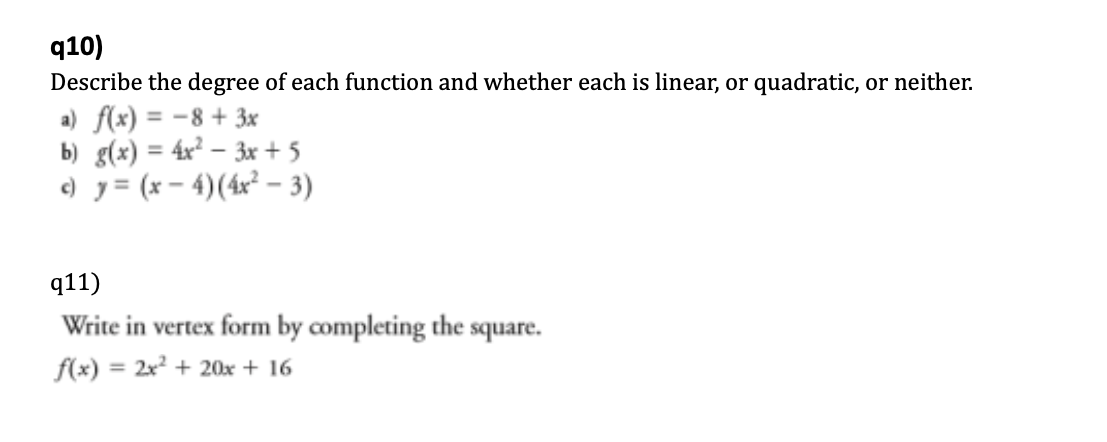 to the graph of f(x) = x2.q5) Mr. McIntosh has 90 apple