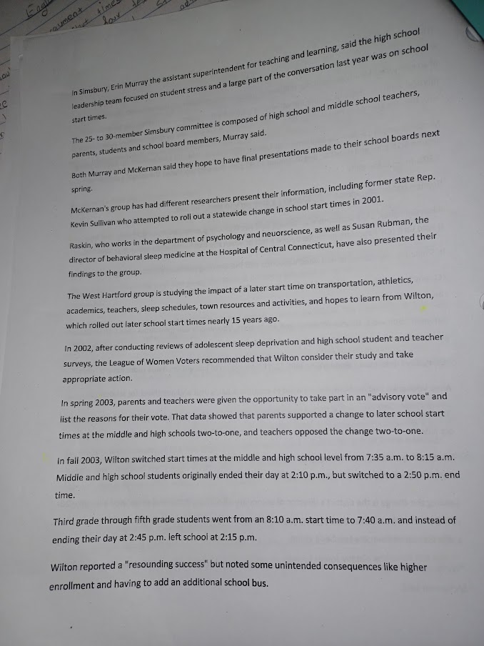 5: Strong Clincher sintement about the topic and the point/side you are