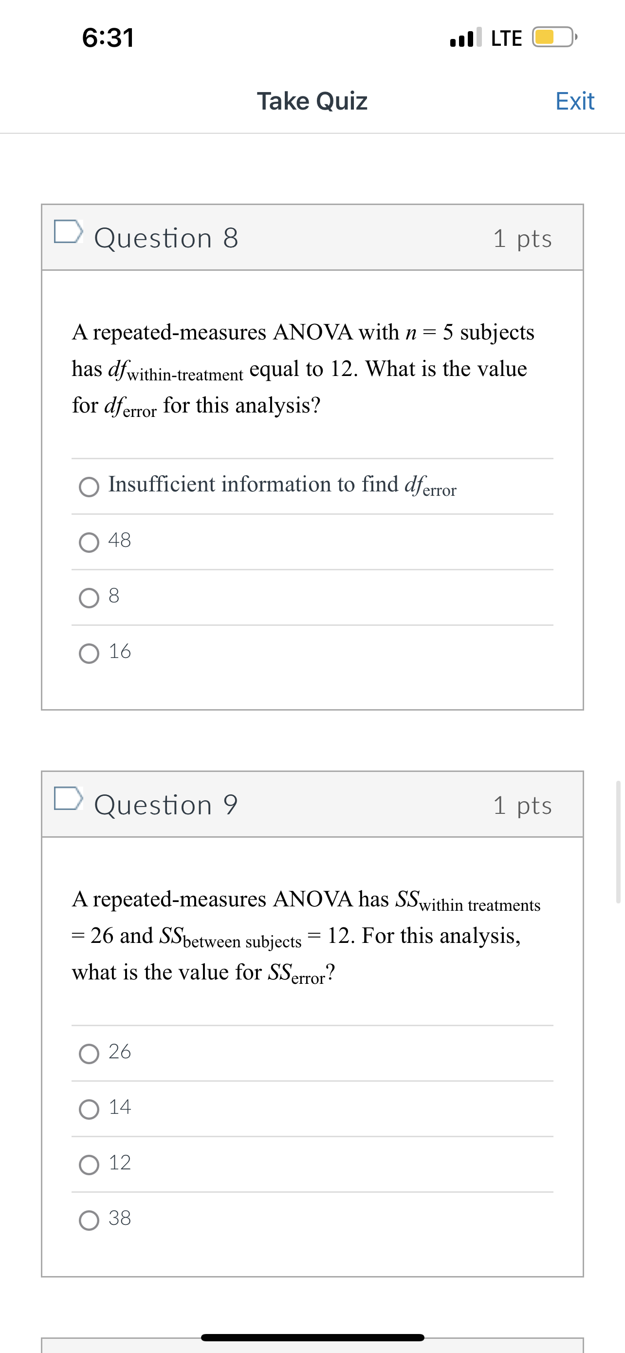 are measured and subtracted out in the second stage of the analysis.