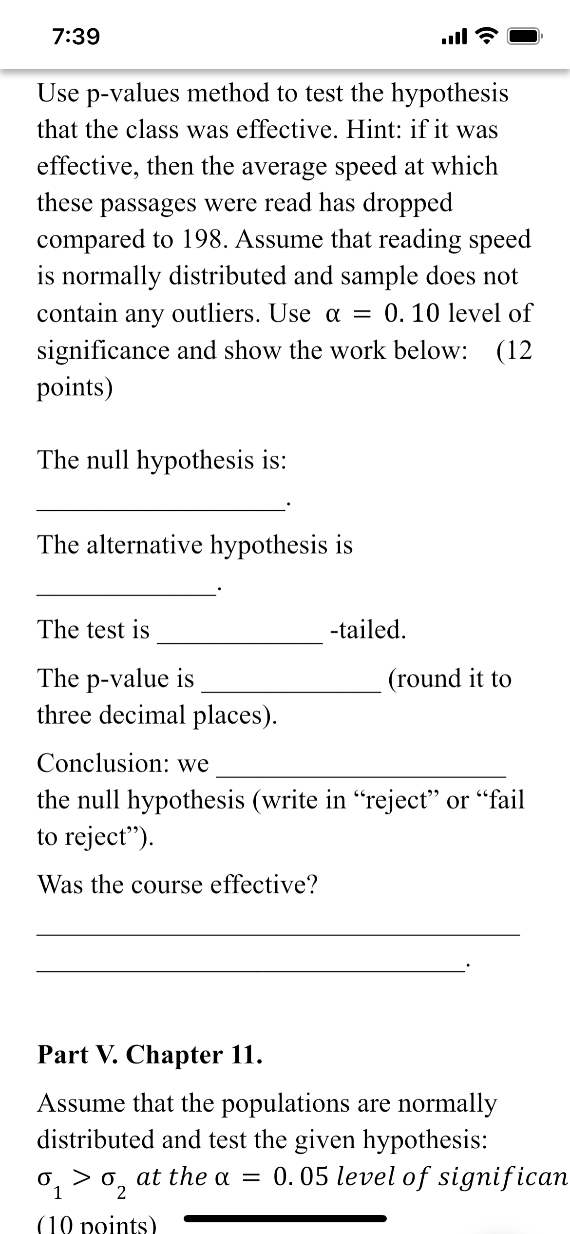 95% condence level is Write a sentence about how the change in