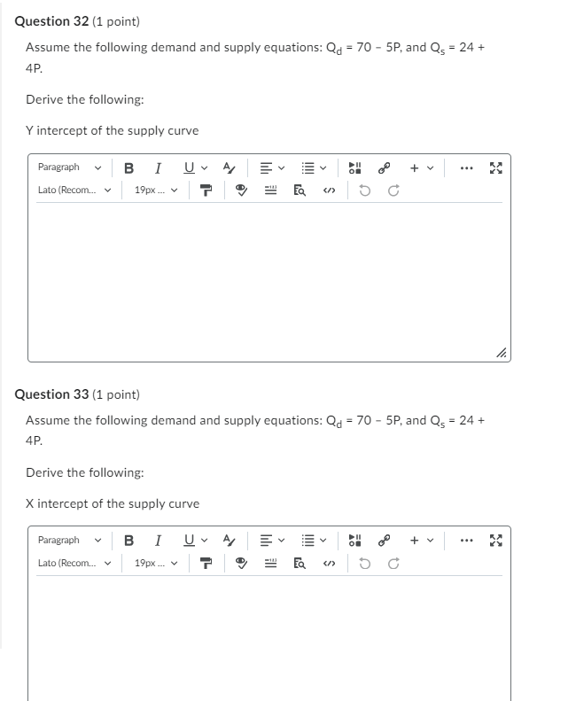 cost O price equals average total cost Question 4 (1 point) In