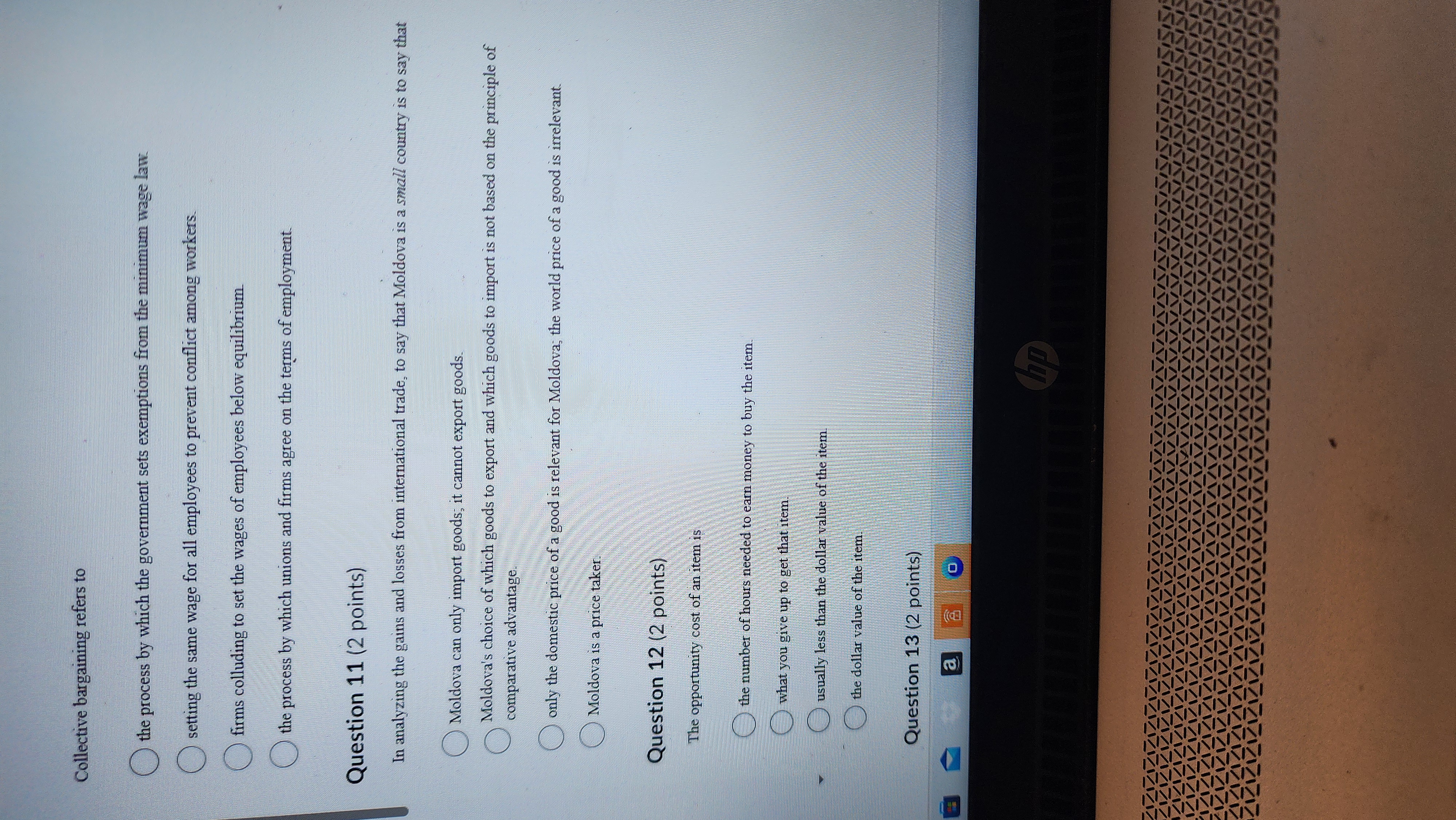 preferences are different across countries prices are different across countries Question 2