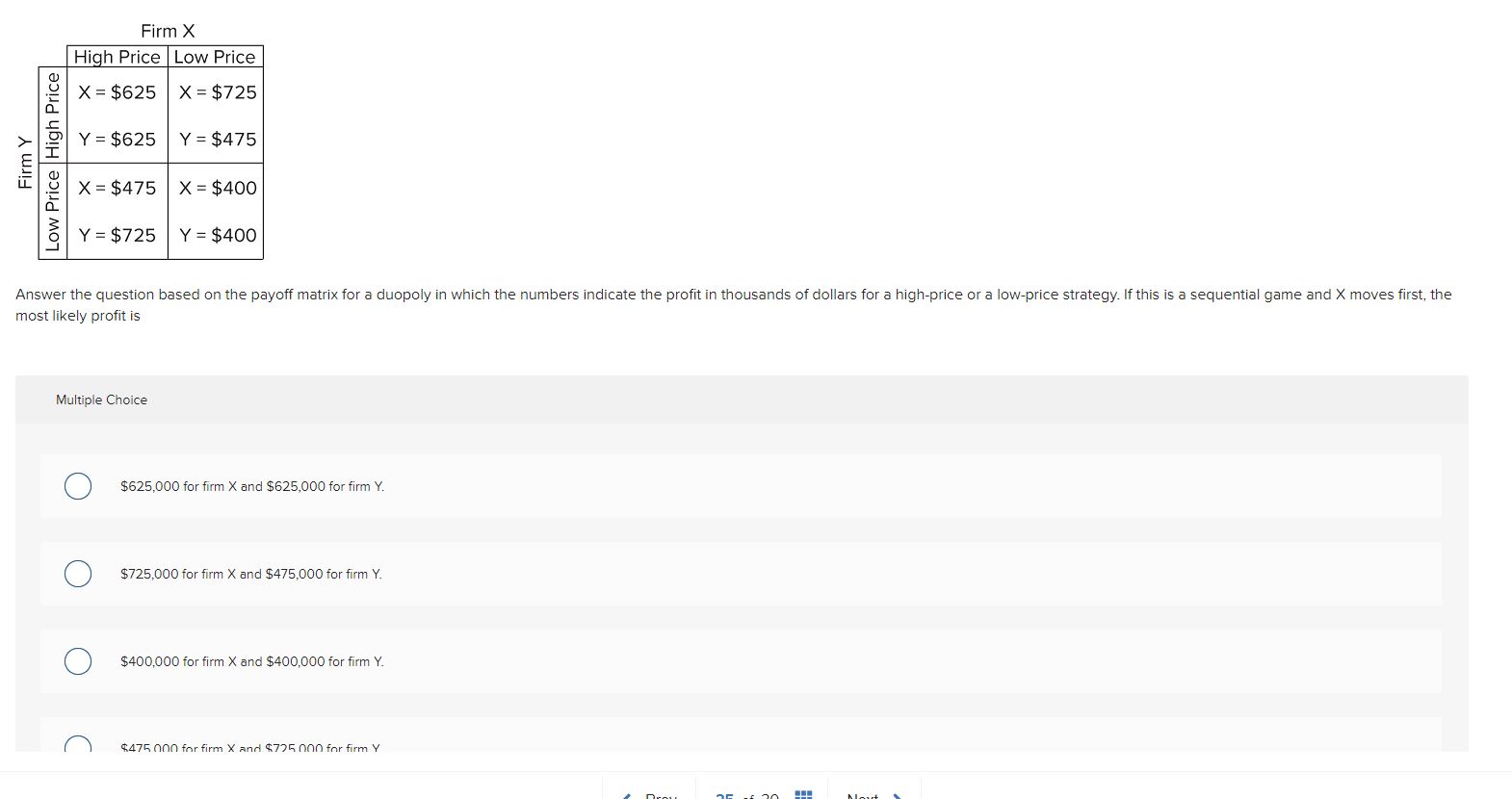 power is greatest in industry A. Q nothing about the degree of