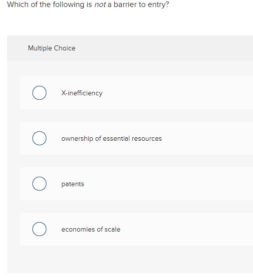 sales. O this industry's market structure is monopolistic competition. O each of