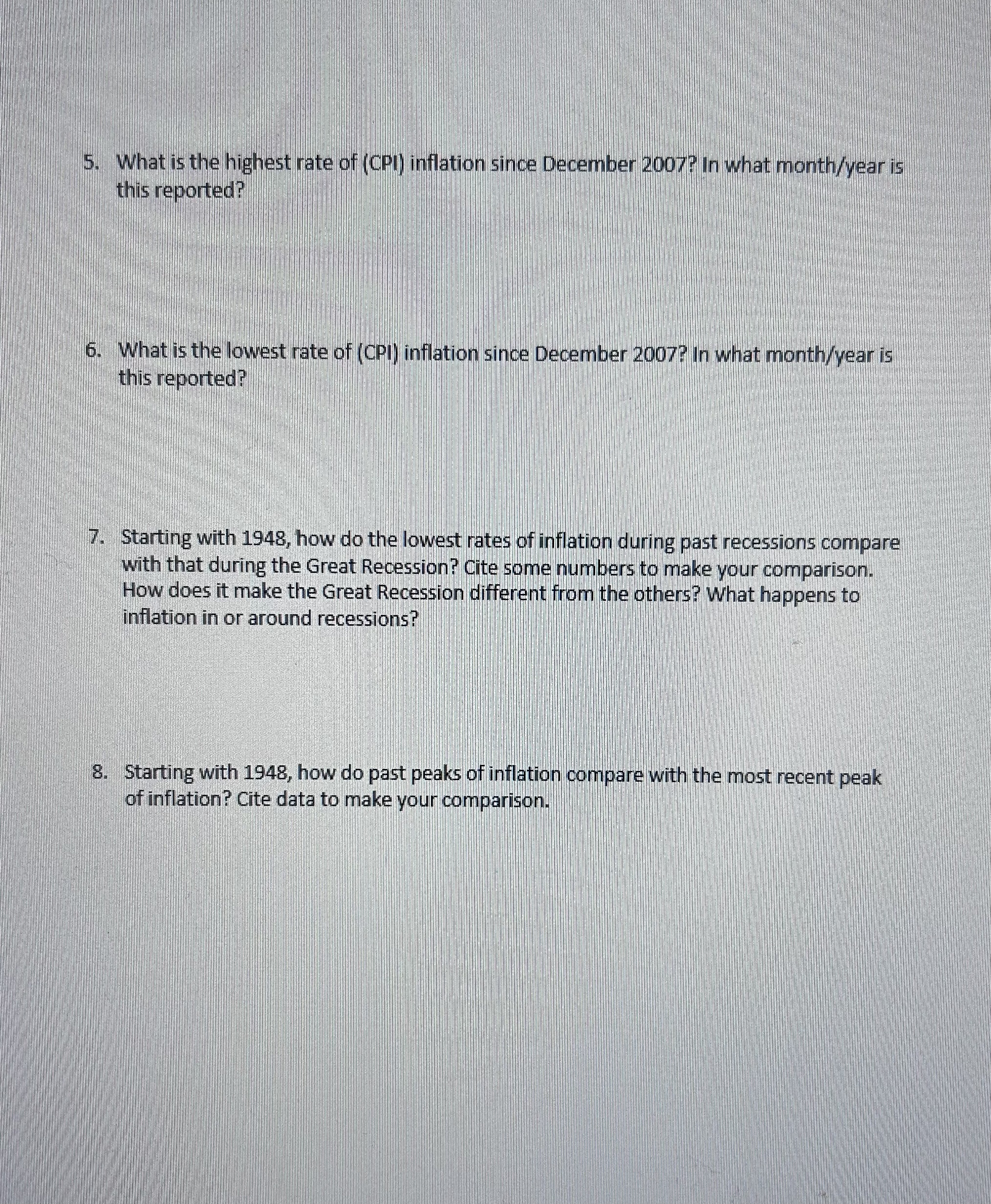 the periods changing? In what units are the values? What are the