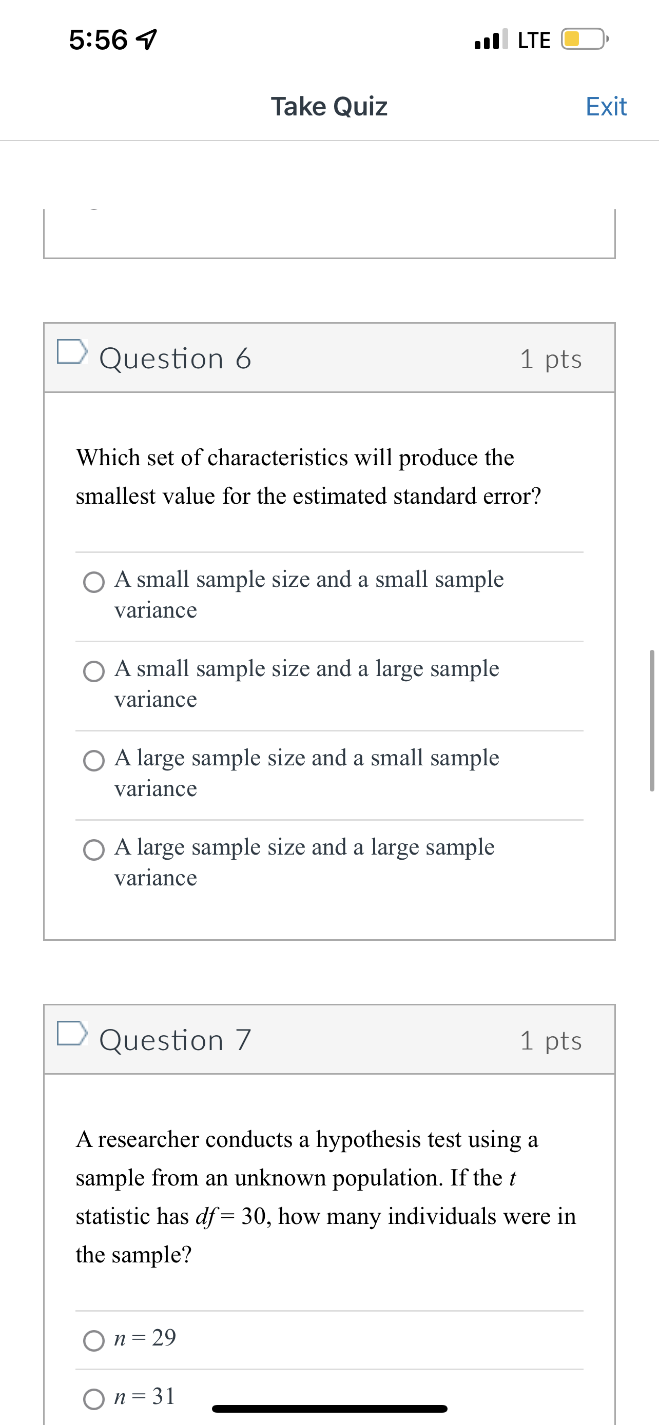 You must know the population mean and the variance or standard deviation