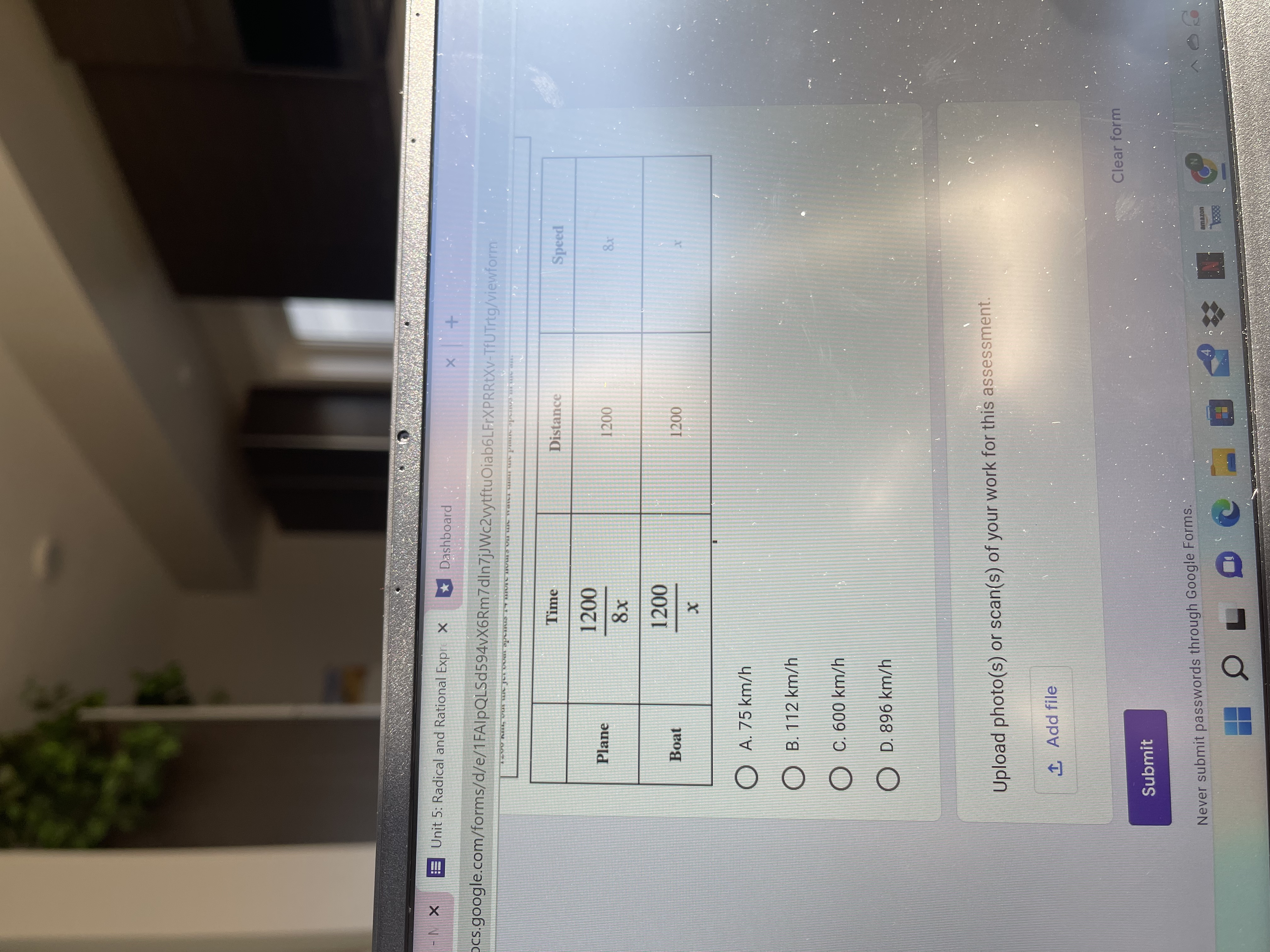 extraneous solutions B. The equation has one valid solution and one extraneous