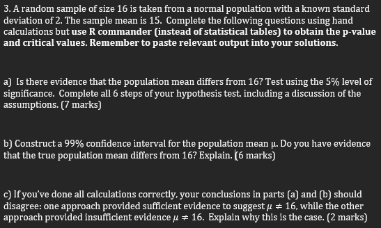 commander and hand calculations? I would appreciate a throughout explanation or step