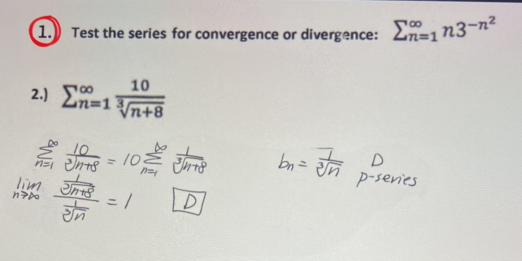  Please help with question #1 only, please have solution similar to