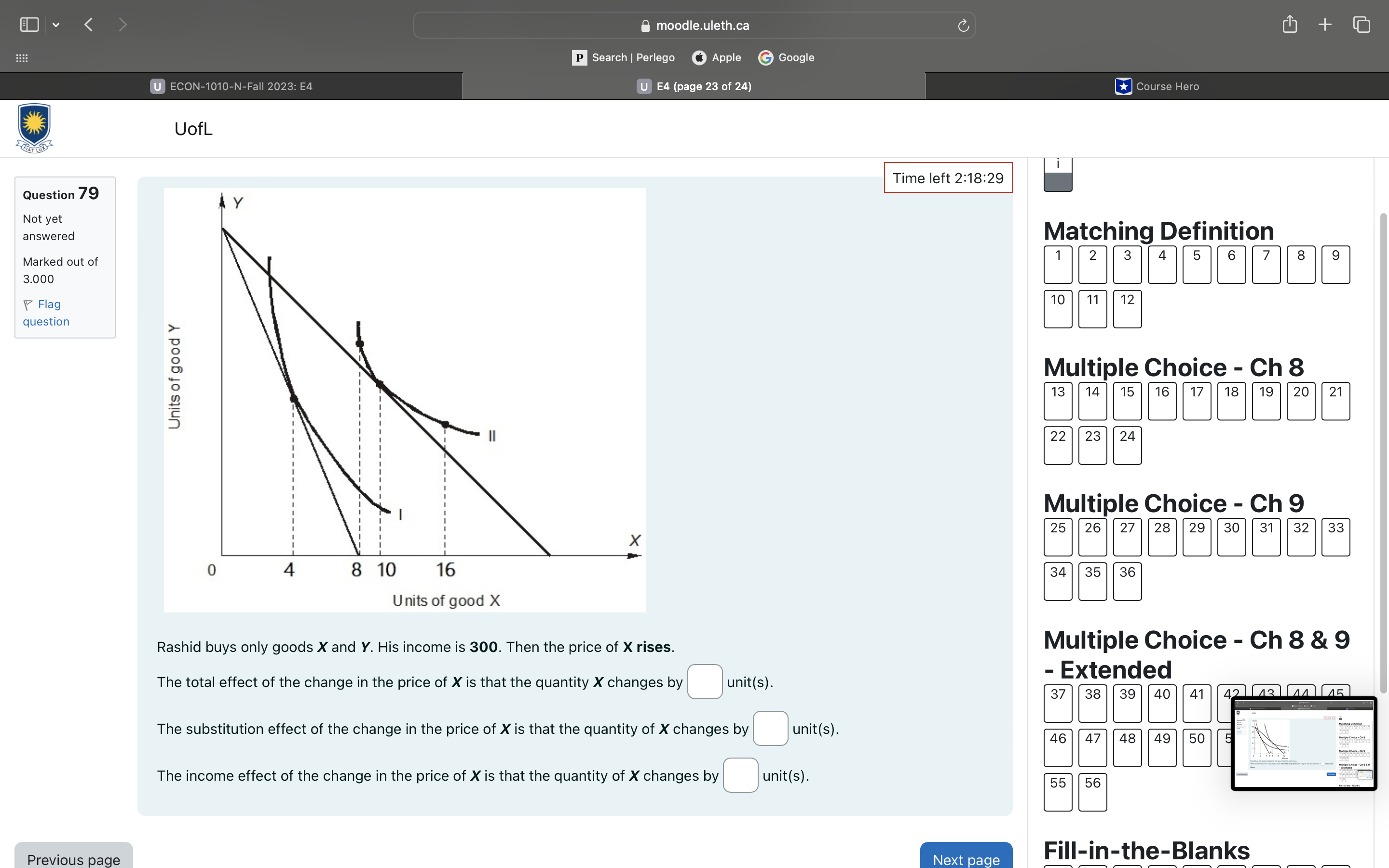 of X the Marginal Utility per Dollar Spent on X is If