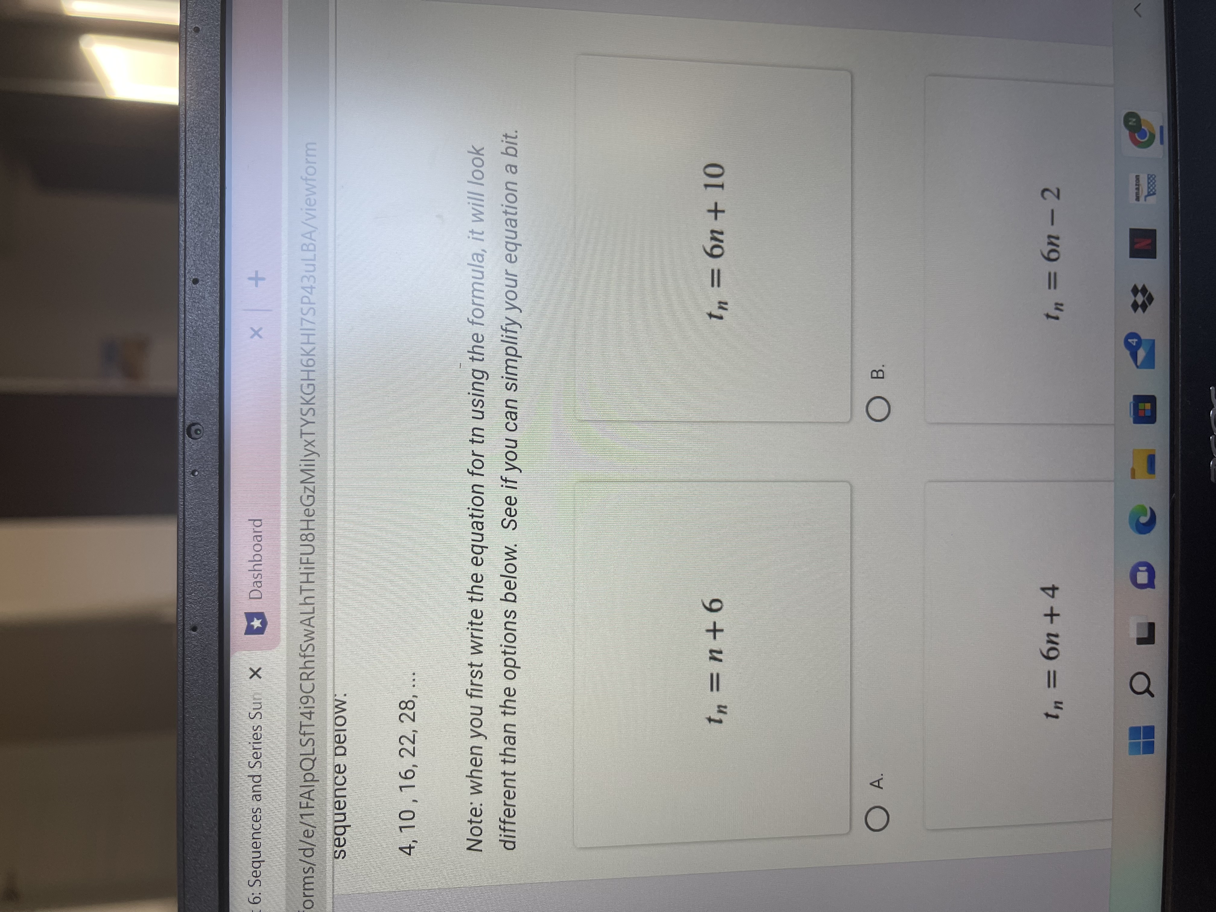 2 Sn = =(t1 + tn) Sn = ~ [2t1 + (n