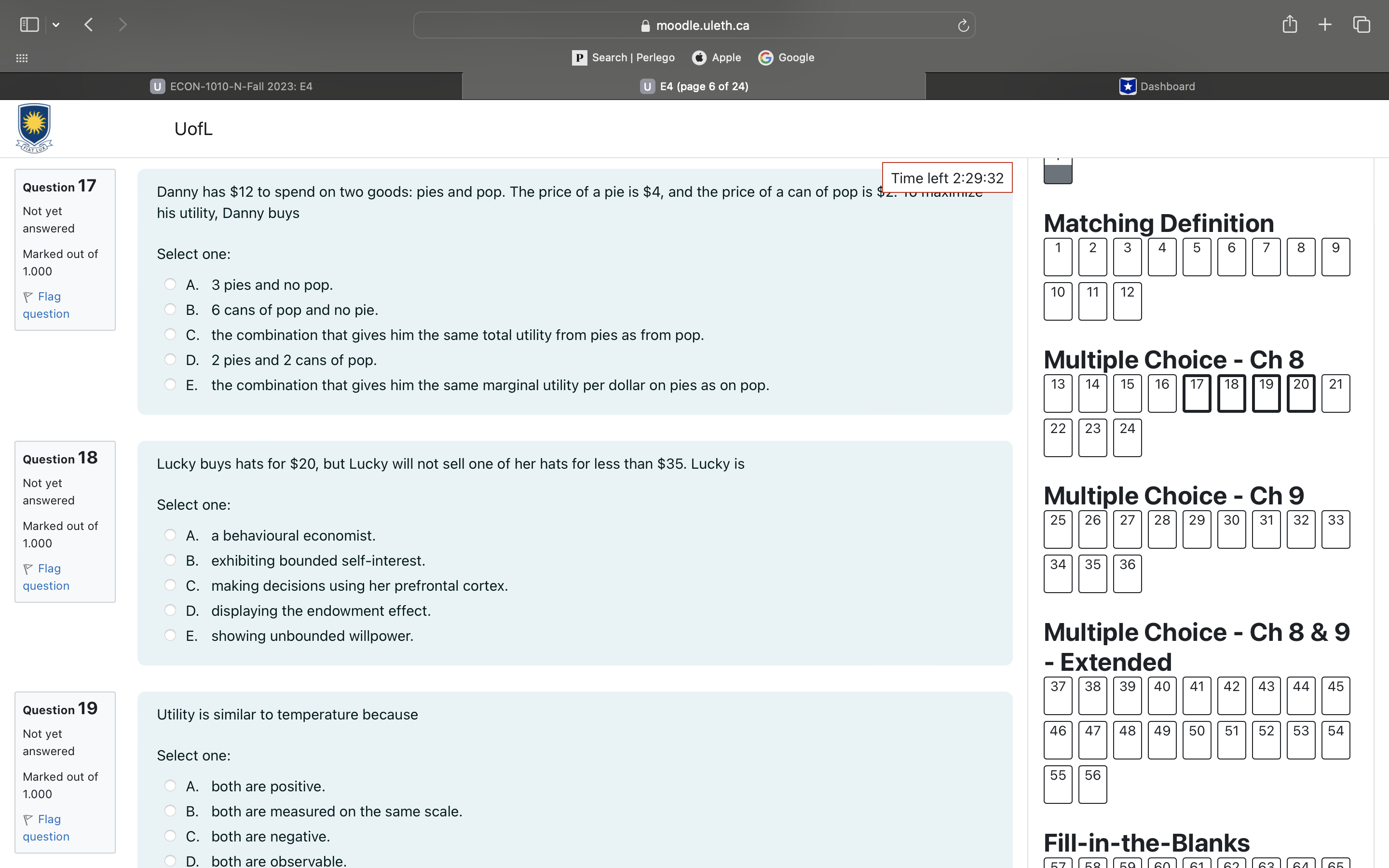 utility is maximized. utility can be increased by decreasing the consumption of