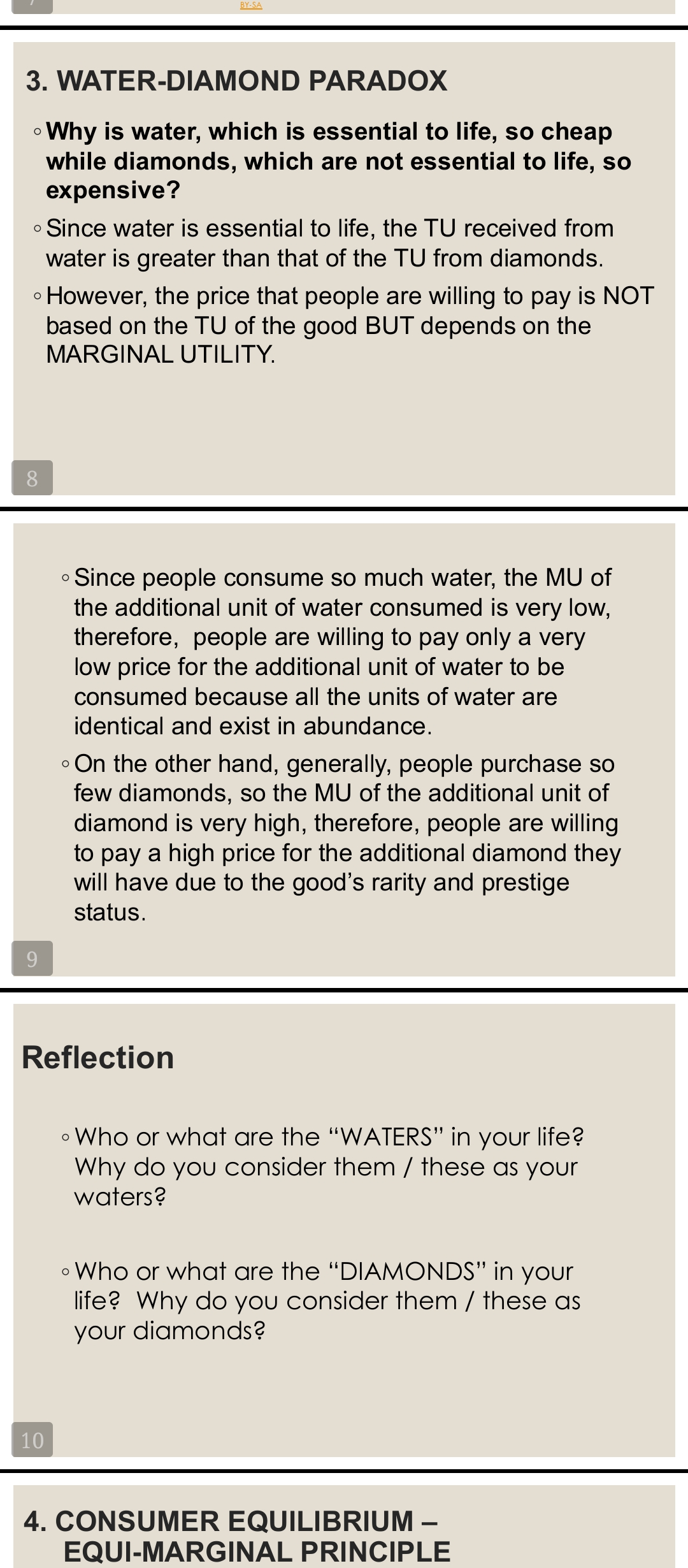 Budget Ex: Muc/Pc & MUd/Pd = 2 Ex: 20*1 + 10*1 =