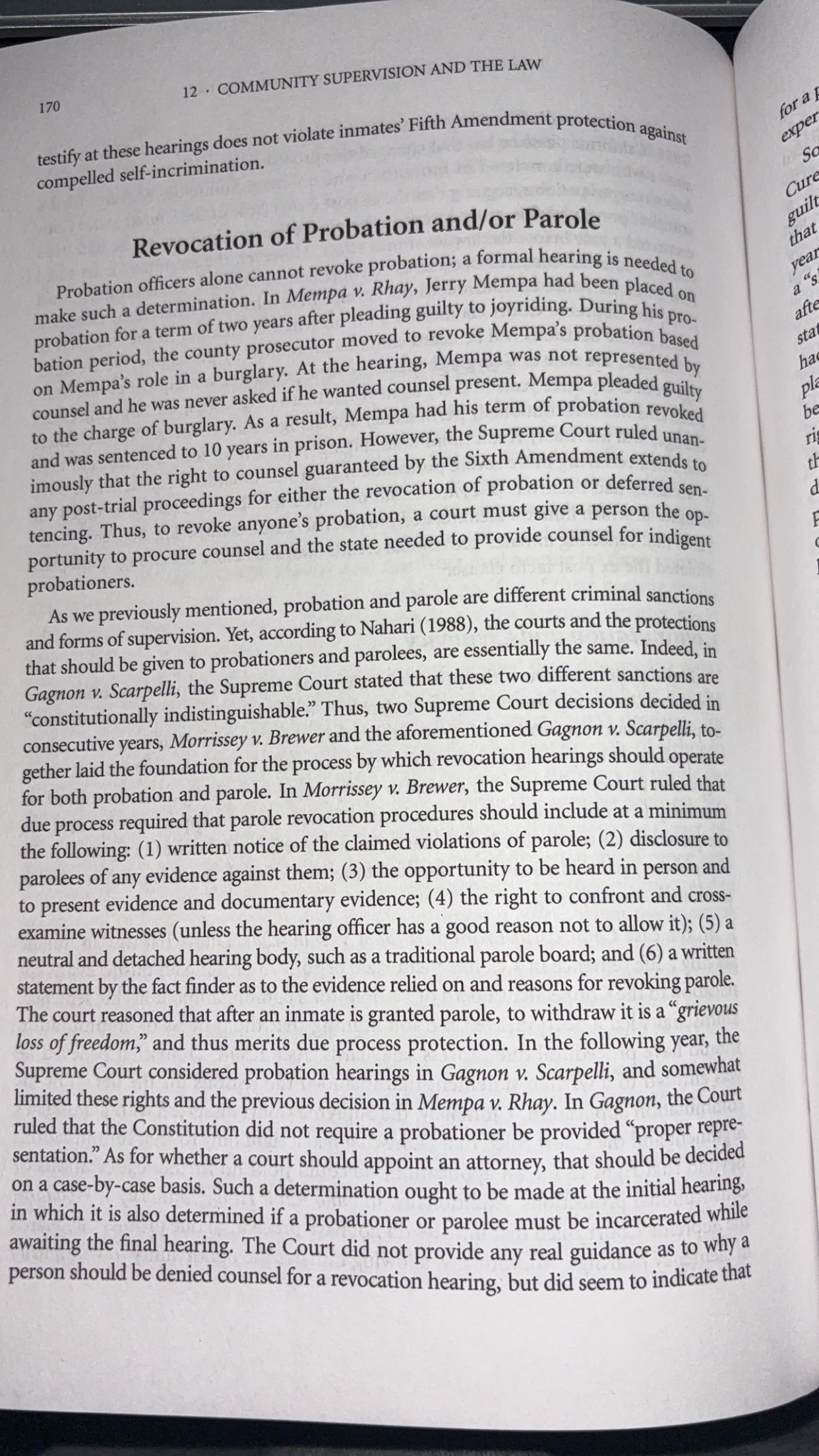 I will apply. Do you think the terms of probation and parole