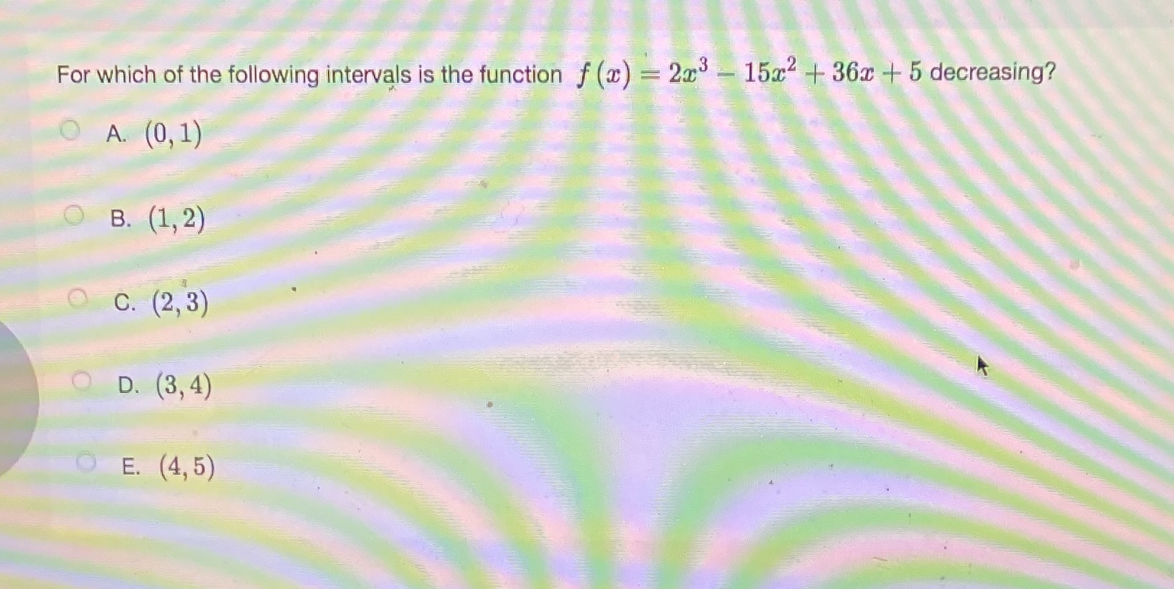 D. 2cg 15C2 + 36T + 5 decreasing?