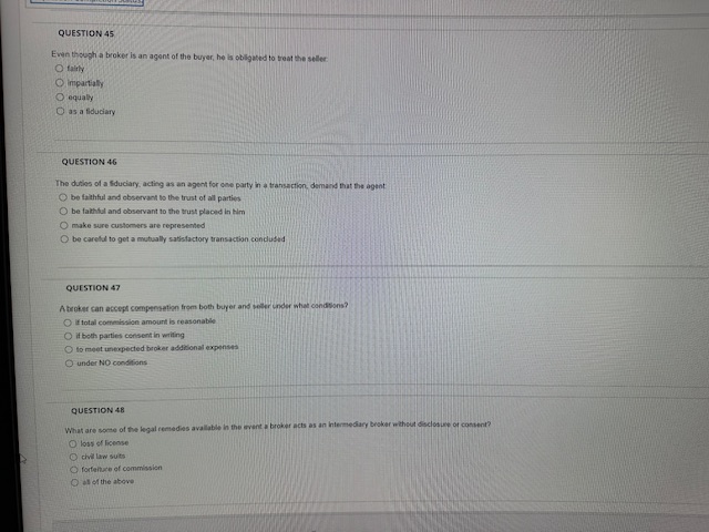 and nobnit, CUD Dowe All Arnerite ing all exportQUESTION A real estate